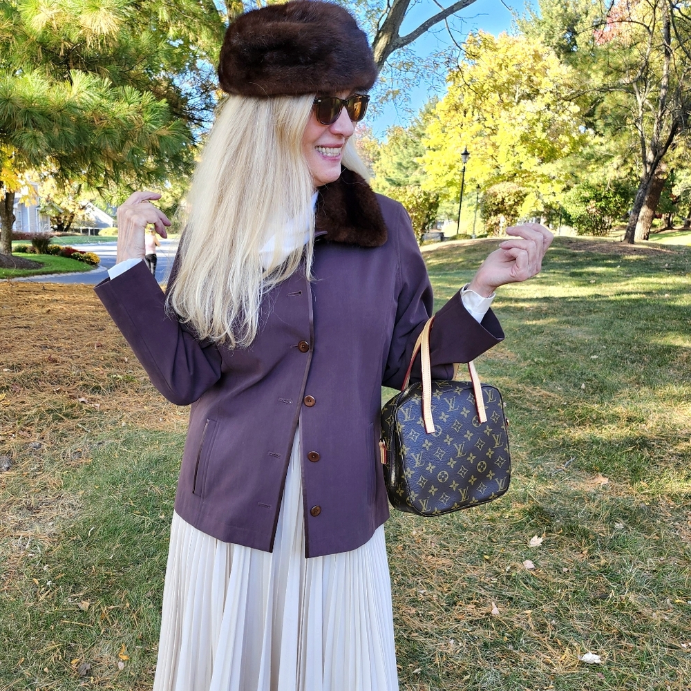 Vintage Ex Cond Mousieur X Mink Hat & Doncaster Mink Collar Jacket, 6, $180 - Picture 8 of 13